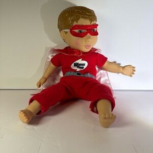 Wonder Crew Will Doll Superhero Buddy w/ Cape & Mask Ages 3+ Preowned